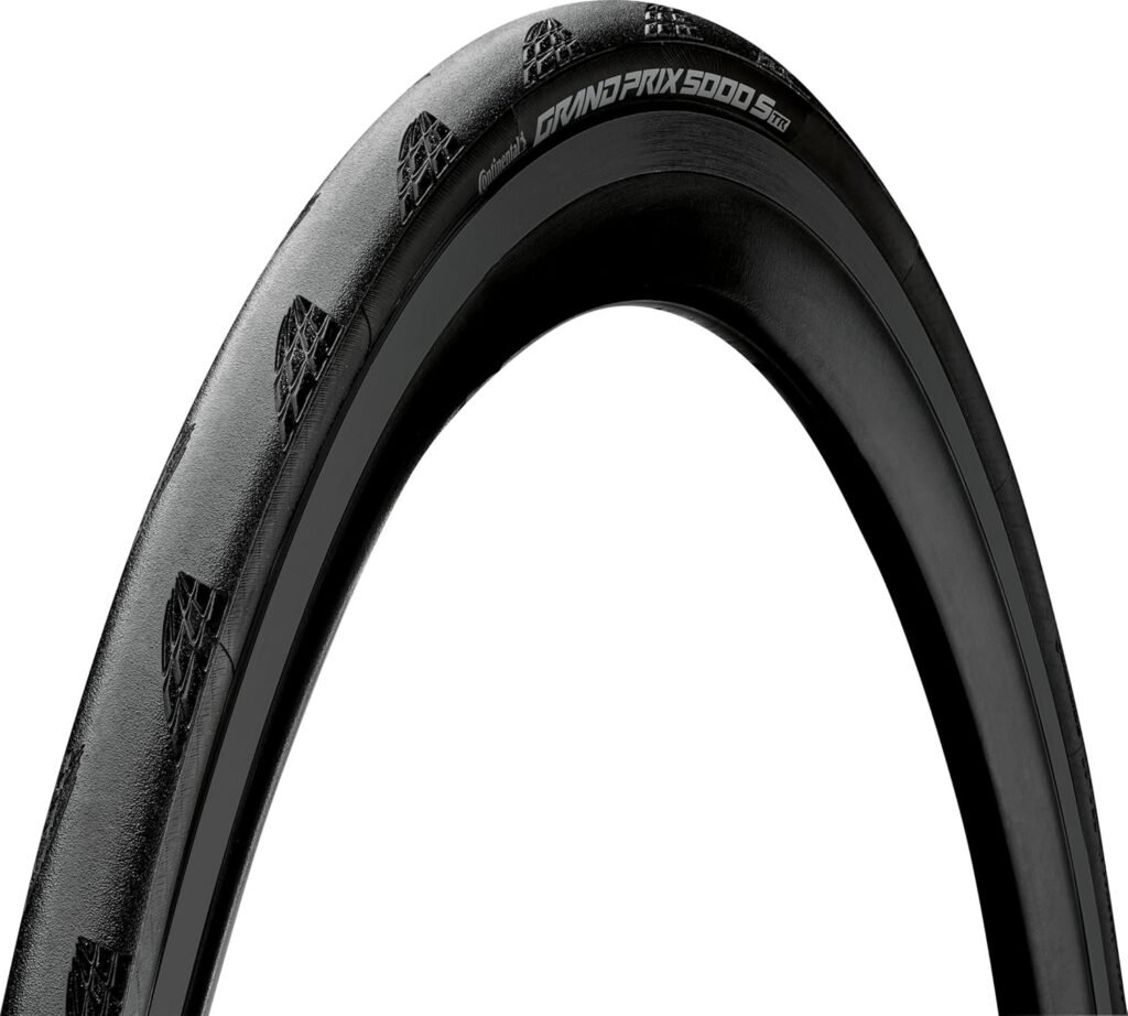 Continental Grand Prix 5000 S TR Tire - Tubeless, Folding, BlackChili, Vectran Breaker, LazerGrip, Black or Black/Transparent, 650b or 700 Sizes